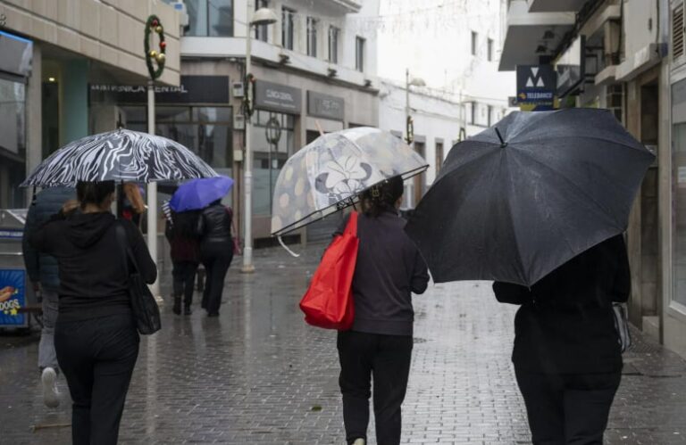 Lluvia en Canarias