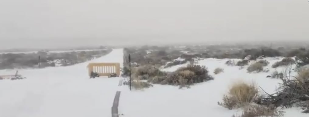 Nevadas en el Teide