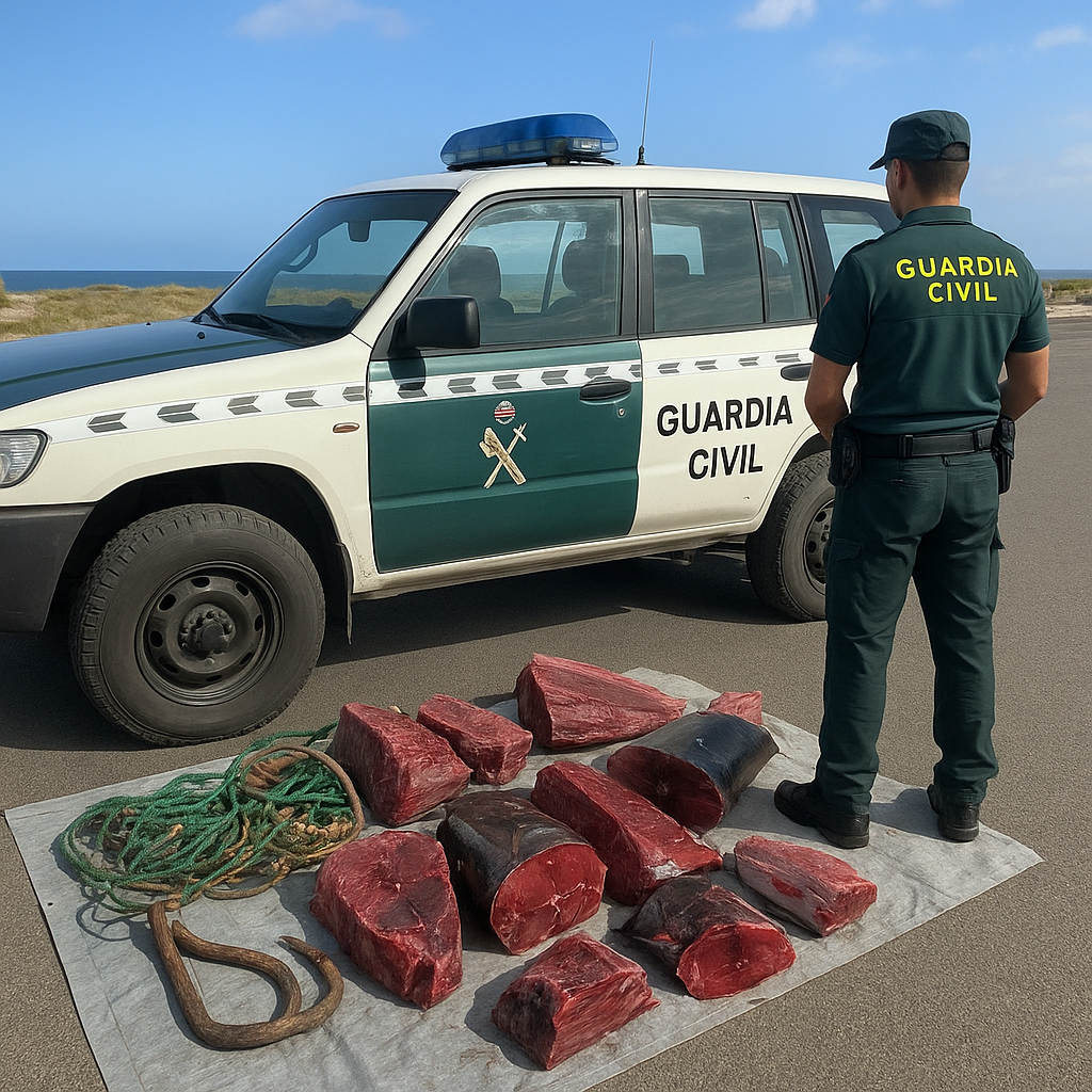 Over 126 Kilograms of Illegally Caught Red Tuna Seized in Fuerteventura