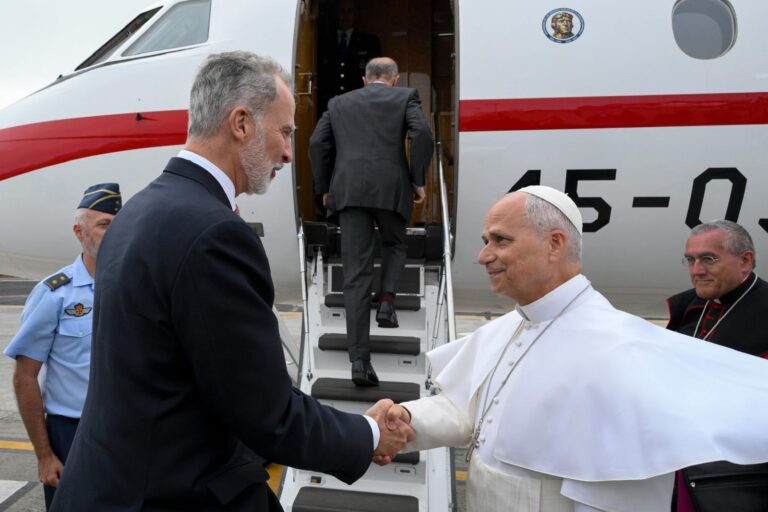 Felipe VI y el Papa León XIV