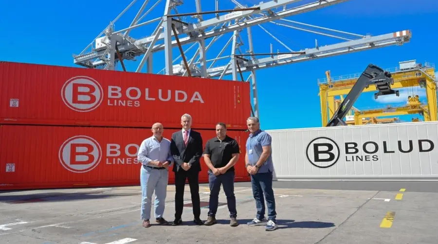 Nuevas grúas en el puerto de Santa Cruz