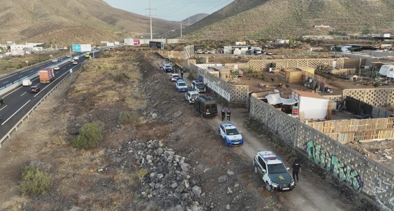 Asentamiento ilegal en Arona