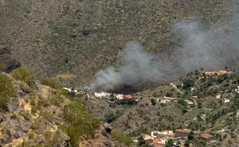 Conato de incendio en Masca