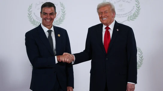 Pedro Sánchez y Donald Trump
