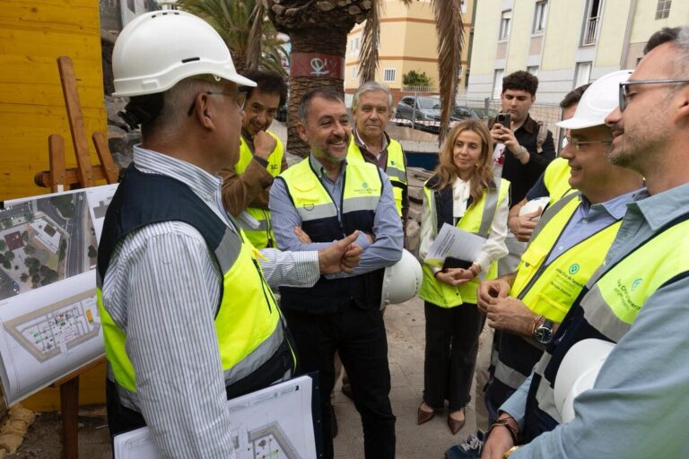 Construcción de la próxima estación de bombeo de Los Alisos