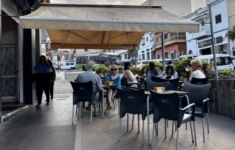 Terraza de una cafetería