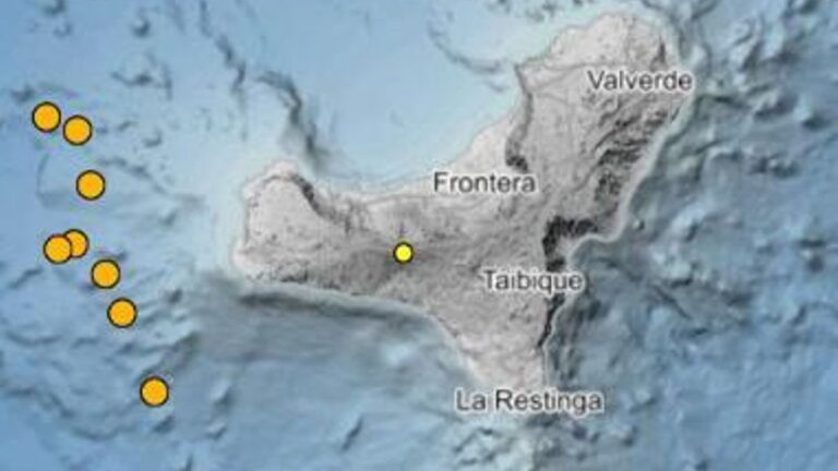 Terremotos frente a la costa de El Hierro