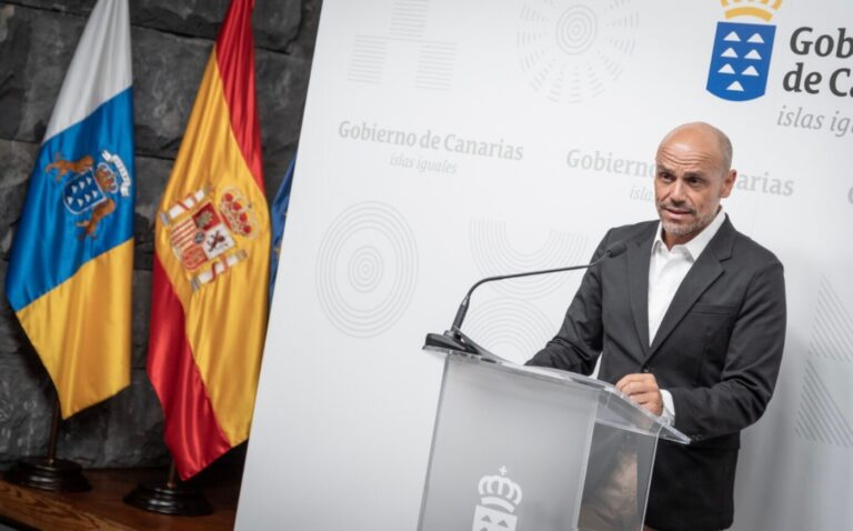 El portavoz de la Presidencia del Gobierno de Canarias, Alfonso Cabello.
