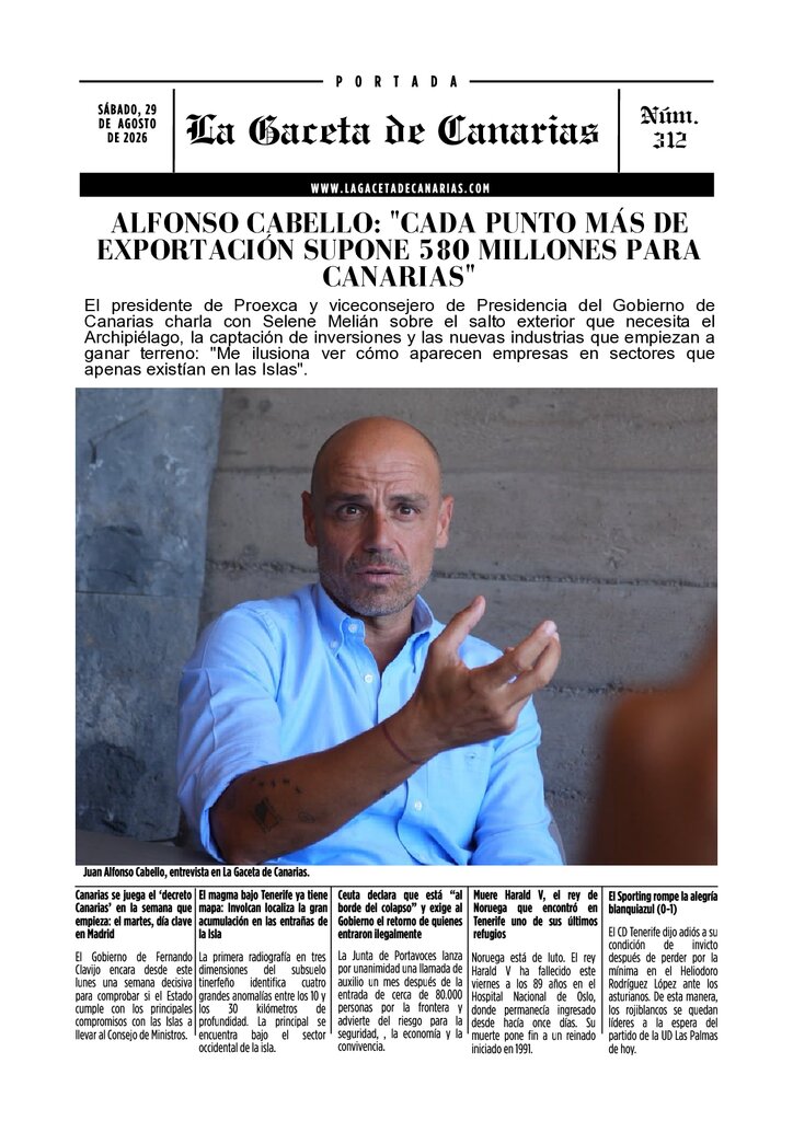 Portada La Gaceta 29-08-2026