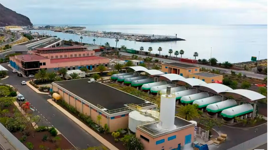Planta de agua de Emmasa en Santa Cruz de Tenerife