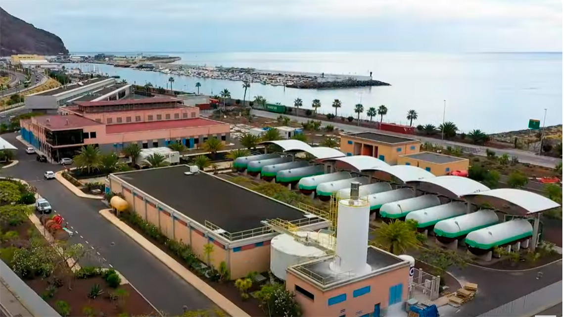 Planta de agua de Emmasa en Santa Cruz de Tenerife