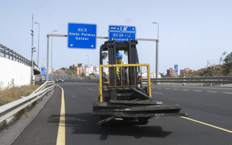 Obras en la GC-3