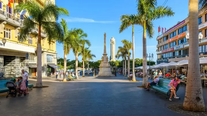 Plaza de la Candelaria en Santa Cruz de Tenerife