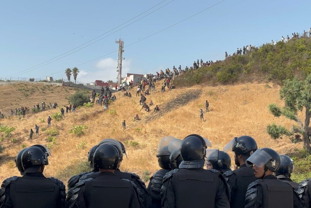 Policía fronteriza de Marruecos