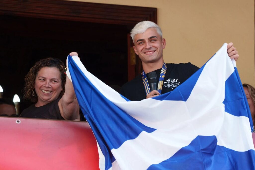 Recibimiento a Pedri en Tegueste