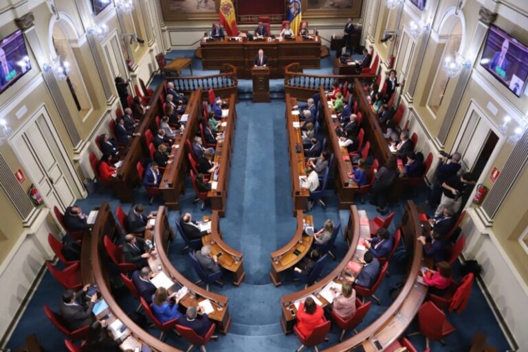 Hemiciclo del Parlamento de Canarias
