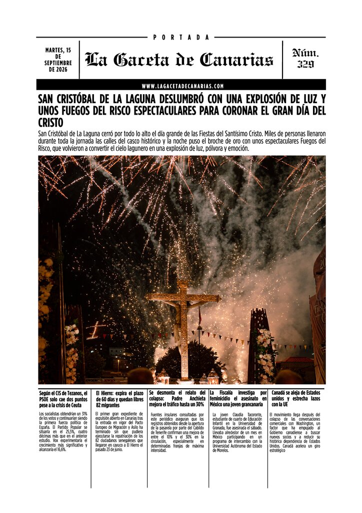 PORTADA LA GACETA