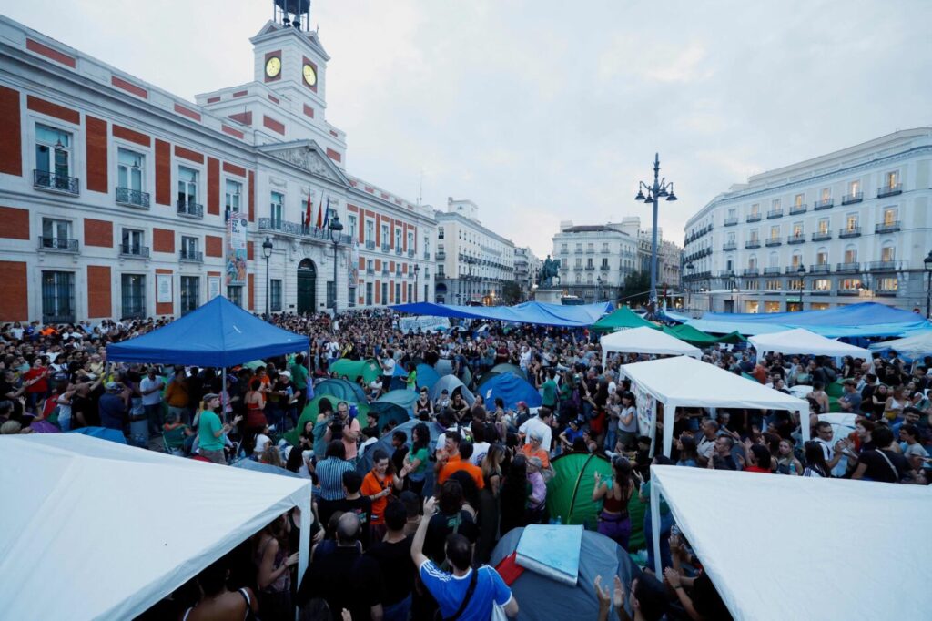 acampada sol vivienda