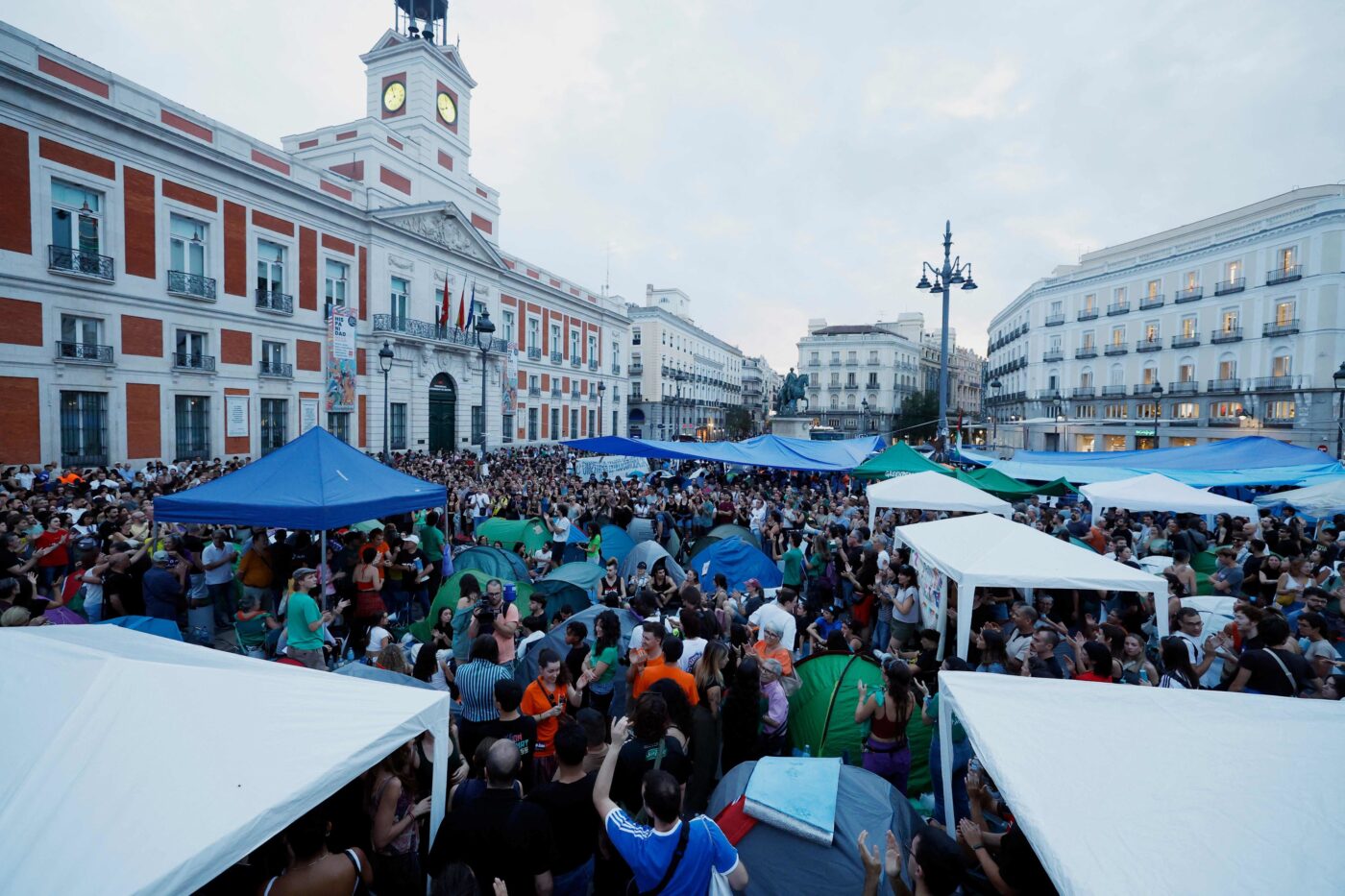 acampada sol vivienda
