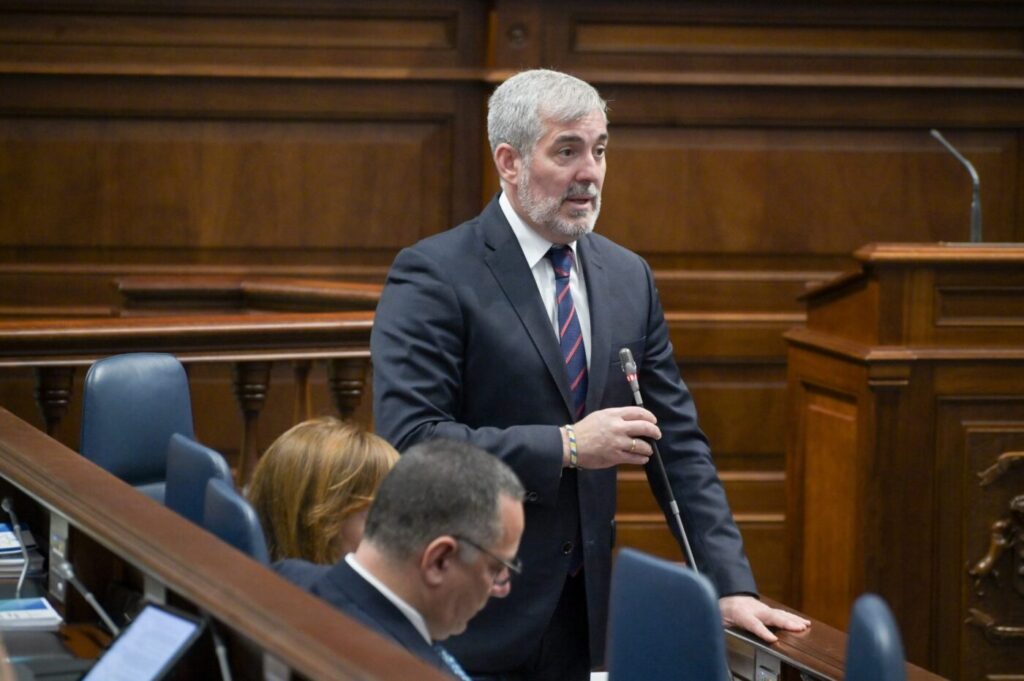 Responde a Albares. Presidente del Gobierno de Canarias.