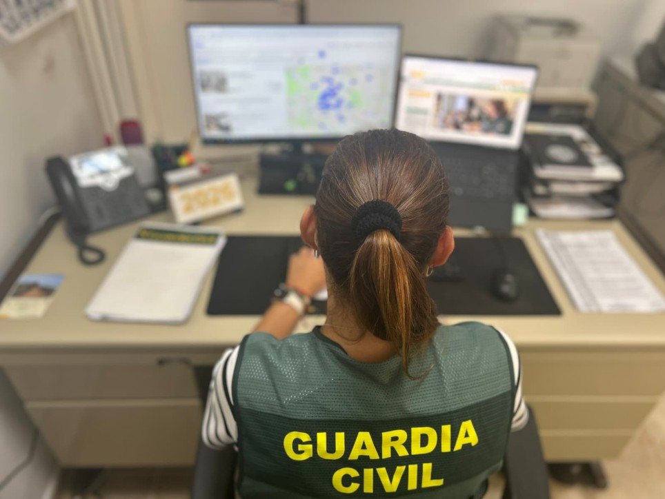 guardia civil imagen archivo