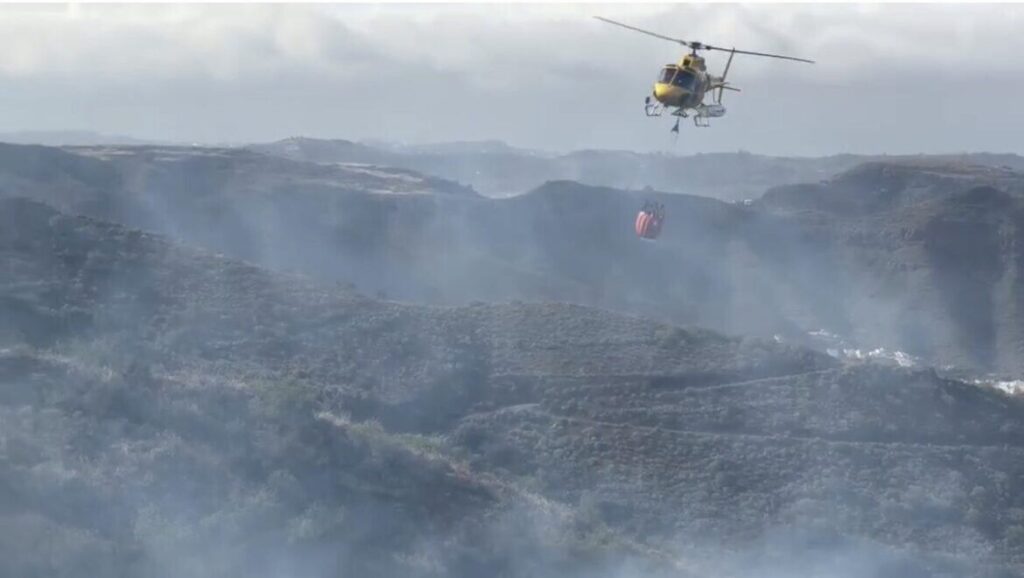 incendio telde extinción