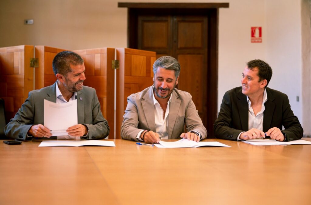 Luis Yeray y el Rector de la Universidad de La Laguna