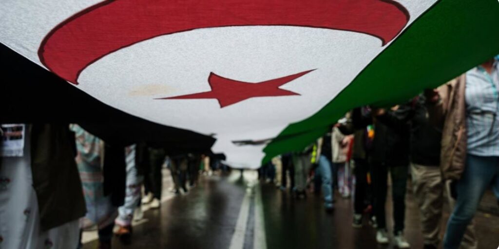 sahara bandera imagen archivo