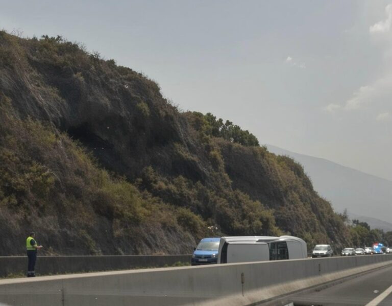 Aparatoso accidente.