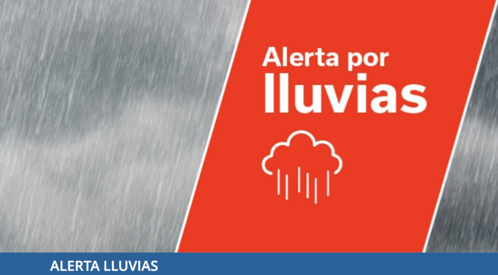 ALERTA POR LLUVIAS