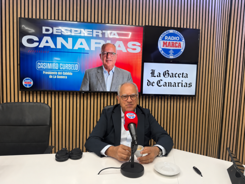 Casimiro Curbelo, presidente del Cabildo de La Gomera