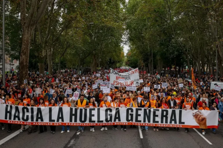 Hacia la huelga general manifestación