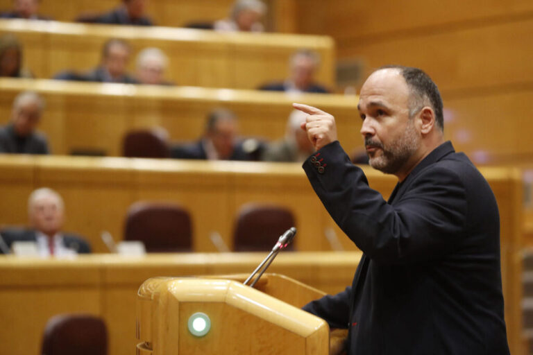 En el Senado.
