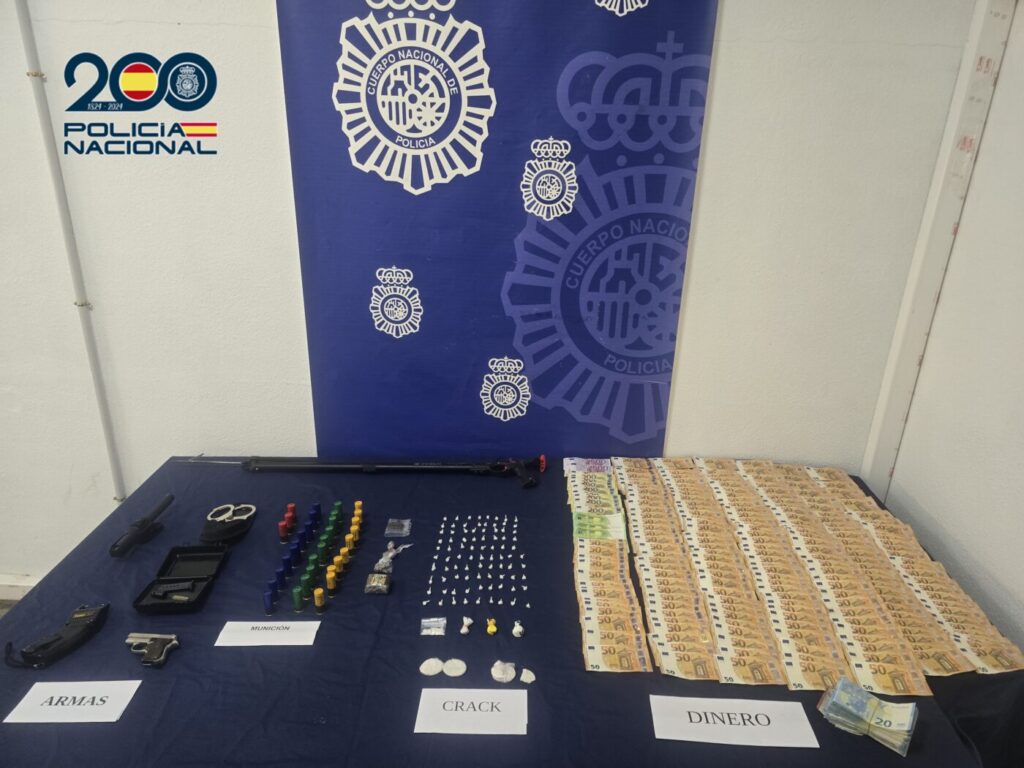 Incautación cocaína y crack.
