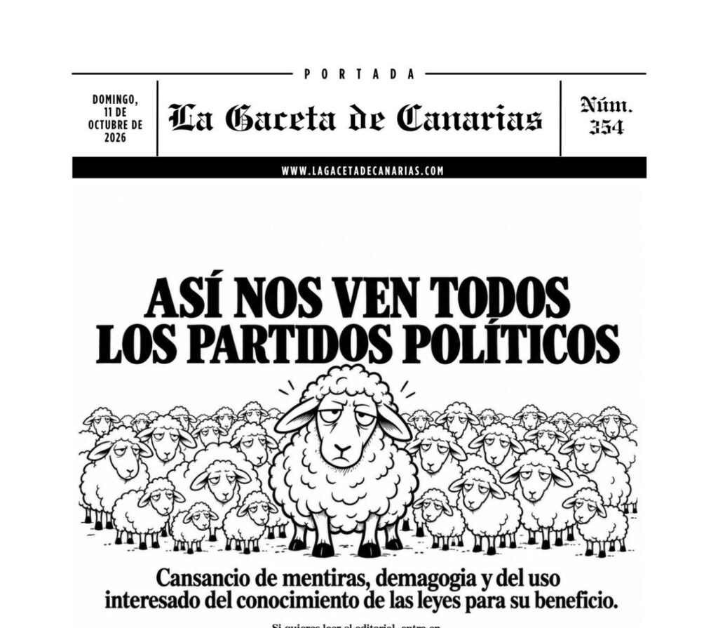 Editorial: Asi nos ven los politicos.