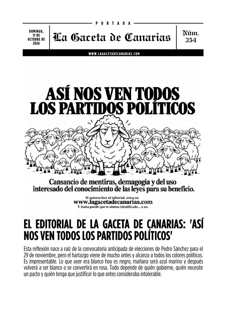 Portada de la Ga.ceta de Canarias del domingo 11 de octubrede 2026_compressed