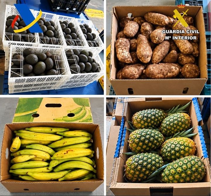 fruta intervenida guardia civil