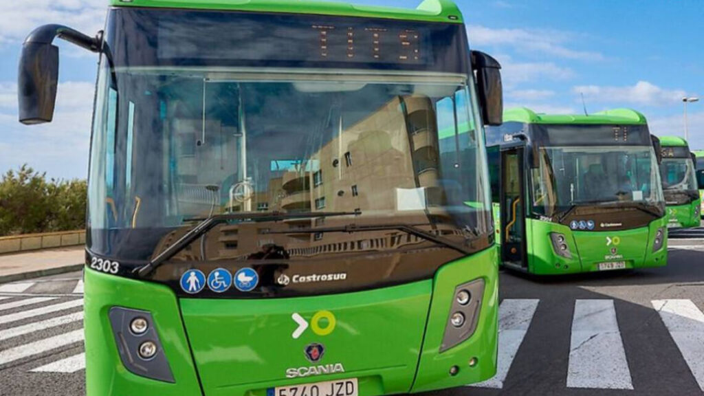 guagua transporte en canarias