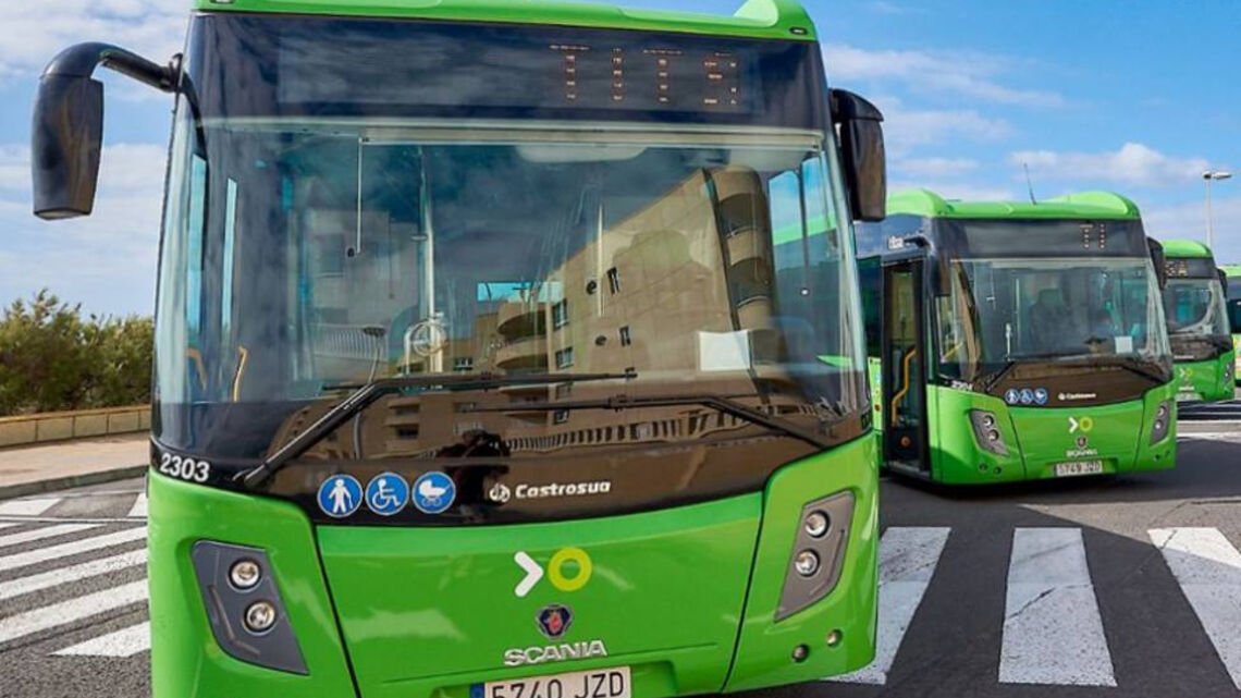 guagua transporte en canarias