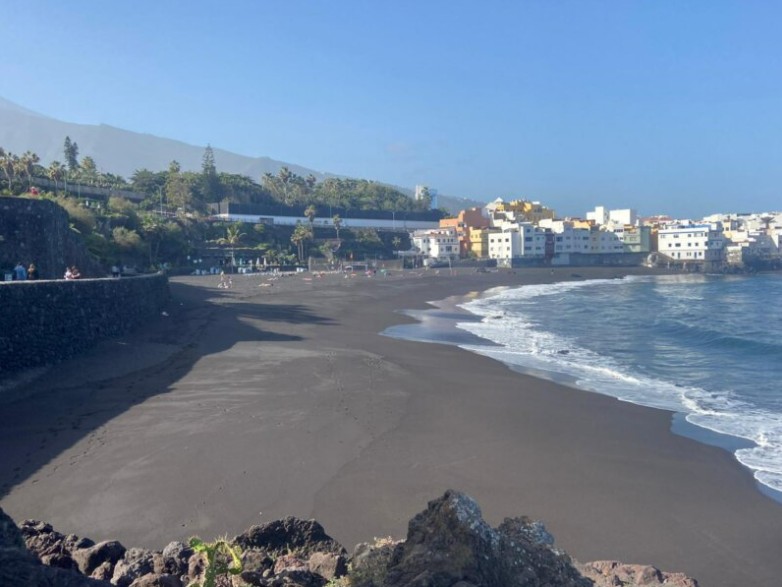 playa grande jardin imagen archivo