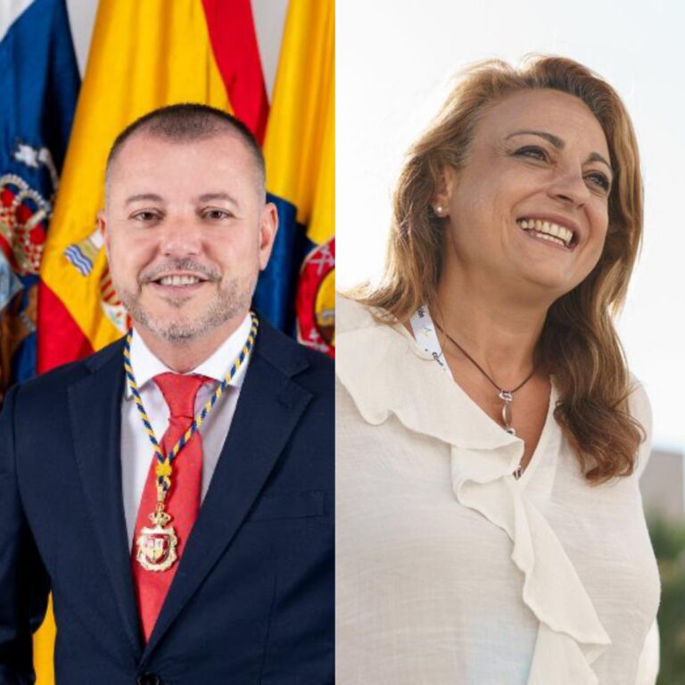 Teodoro Sosa y Cristina Valido